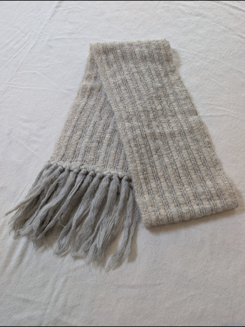 Mohair Wool Handwoven Scarf Donegal Design